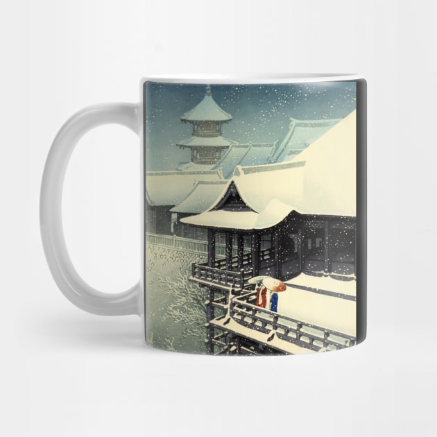 Japanese Spring Snow - Vintage Japanese Art by geekmethat